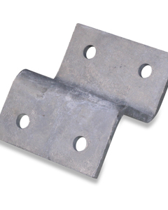 Distance profile slide bearing plate / mount.aid cable winch